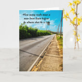 おもしろいことわざの男性運転手数 カード (黄色い花)