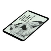 おもしろいことわざもしが私のパジャマに間違っている マグネット (左側)