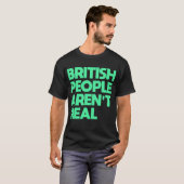 おもしろいことわざイギリス国民は実在 Tシャツ (正面フル)