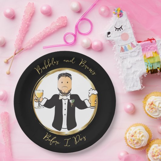 おもしろいことわざグルームオス結婚マンガのブランチ ペーパープレート (パーティー)