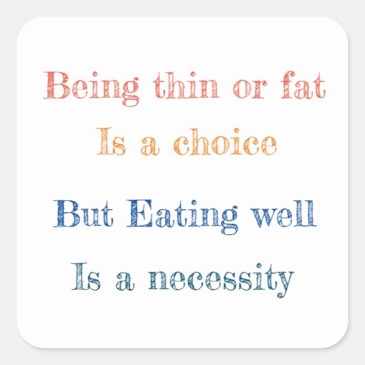 おもしろいことわざスクエア スクエアシール (正面)