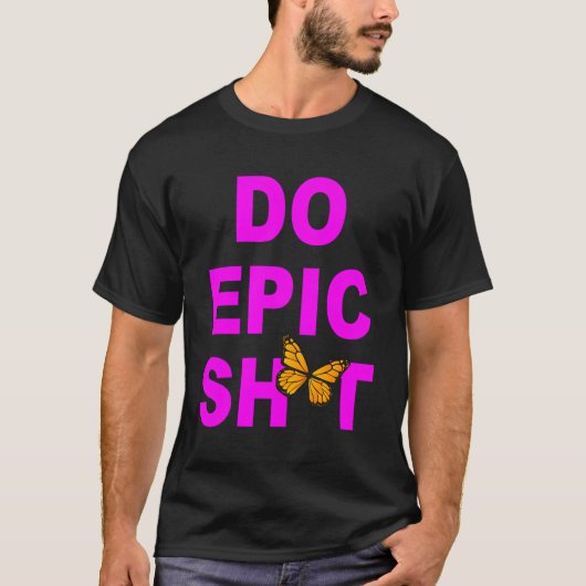 おもしろいことわざドエピックシュト Tシャツ (正面)