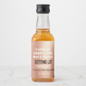 おもしろいことわざバラゴールドフォイル任意の年齢30歳の誕生日 リキュールボトルラベル (正面)