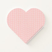 おもしろいことわざピンクジオメトリックパターン ノートブック (裏面)