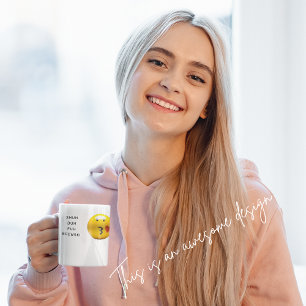 おもしろいことわざモダン共働き誕生日引用文カスタム ツートーンマグカップ