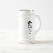 おもしろいことわざモダン同僚誕生日引用文2対 ビールジョッキ (正面右)