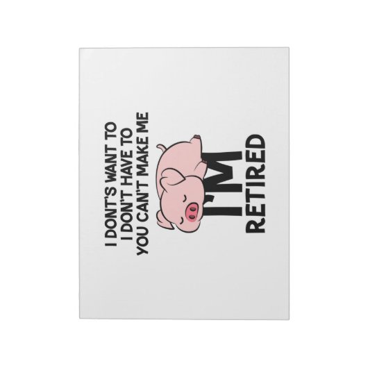 おもしろいことわざ仙骨引用文 ノートパッド (回転)