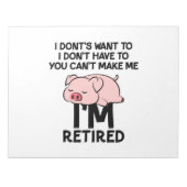 おもしろいことわざ仙骨引用文 ノートパッド (正面)