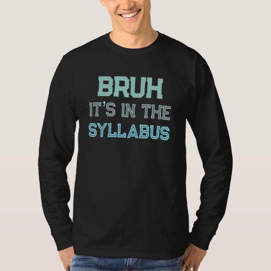 おもしろいことわざ教授教えのスタッフそれは Tシャツ (正面)