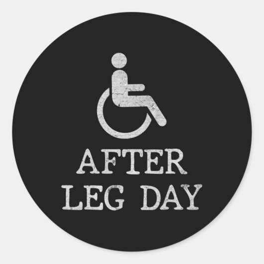 おもしろいことわざ車いすユーザー障害者戦争 ラウンドシール (正面)