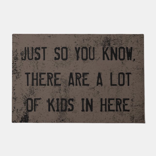 おもしろいことわざ ドアマット (正面)