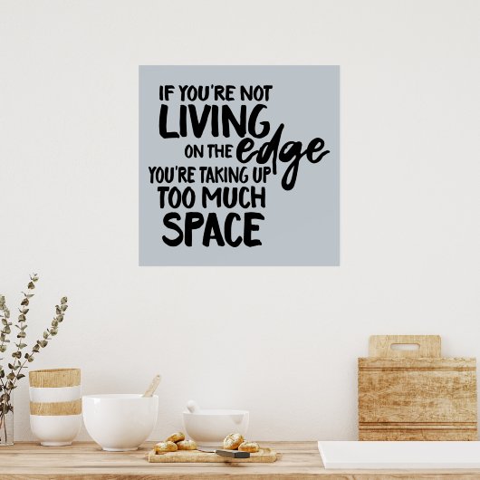 おもしろいことわざ ポスター (キッチン)