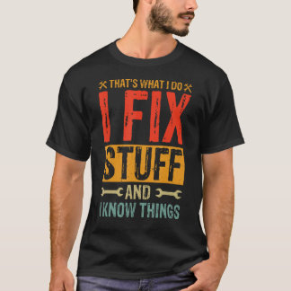 おもしろいことわざ-物とIを修正する方法 Tシャツ