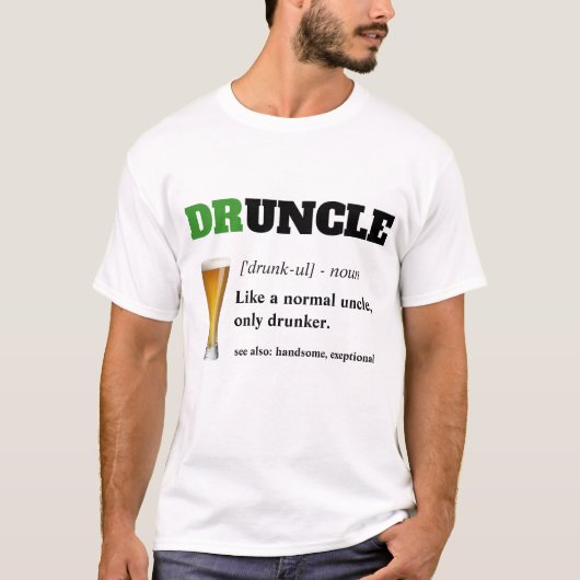 おもしろいことわざ – 酔っおもしろい払い Tシャツ (正面)