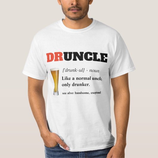 おもしろいことわざ – 酔っおもしろい払い Tシャツ (正面)