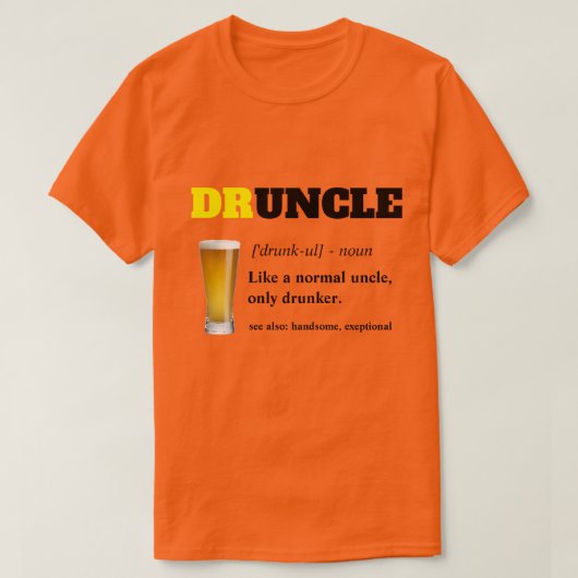 おもしろいことわざ – 酔っおもしろい払い Tシャツ (デザイン正面)