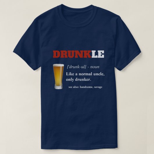 おもしろいことわざ – 酔っおもしろい払い Tシャツ (デザイン正面)