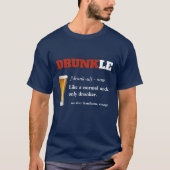 おもしろいことわざ – 酔っおもしろい払い Tシャツ (正面)