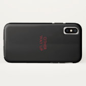 おもしろいことわざ'other way up' Case-Mate iPhoneケース (裏面(横))