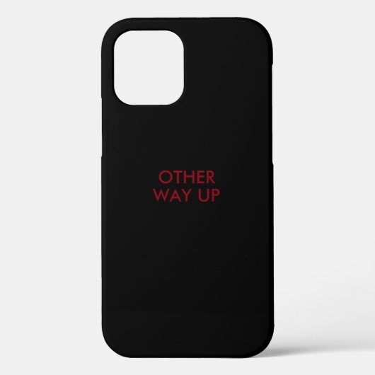 おもしろいことわざ'other way up' Case-Mate iPhoneケース iPhone 12ケース (裏面)