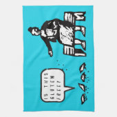 おもしろいこのグルテンの自由な鳥の漫画はです キッチンタオル (縦)