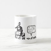おもしろいこのグルテンの自由な鳥の漫画はです コーヒーマグカップ (中央)
