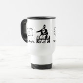 おもしろいこのグルテンは解放します漫画をです トラベルマグ (正面左)