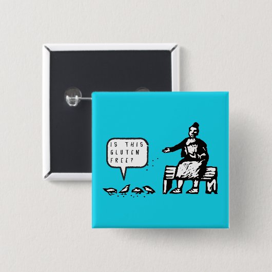 おもしろいこのグルテンは解放します漫画をです 缶バッジ (正面&裏面)