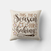 おもしろい'このシーズンズフォーベーキングデザイン クッション (裏面)