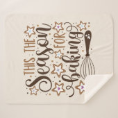 おもしろい'このシーズンズフォーベーキングデザイン シェルパブランケット (正面(横))