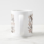 おもしろい'このシーズンズフォーベーキングデザイン ジャンボコーヒーマグカップ (裏面)