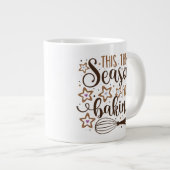 おもしろい'このシーズンズフォーベーキングデザイン ジャンボコーヒーマグカップ (正面右)