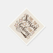 おもしろい'このシーズンズフォーベーキングデザイン スタンダードカクテルナプキン (角)