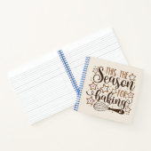 おもしろい'このシーズンズフォーベーキングデザイン ノートブック (内部)