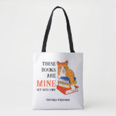 おもしろいこの本は読僕の猫だ トートバッグ (正面)