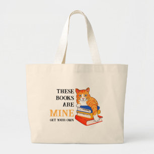 おもしろいこの本は読僕の猫だ ラージトートバッグ