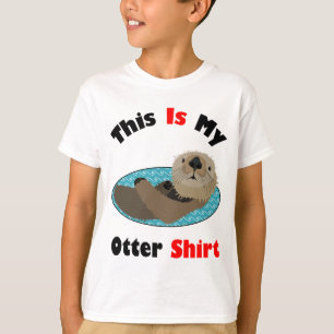 おもしろいこれは私のカワウソのワイシャツです Tシャツ