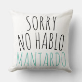 おもしろいごめんないハブロマンタルド クッション (正面)