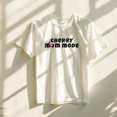 おもしろいさくらんぼビースローガン母の日 Tシャツ