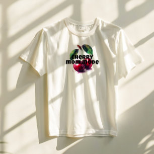 おもしろいさくらんぼビースローガン母の日 Tシャツ