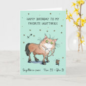 おもしろいさそり座のカード 十二星座の猫 占星術の星のサイン ホロスコープ カード (黄色い花)