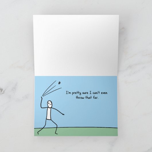 おもしろいさようなら:たくさん恋しく思行く カード (内部)