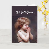 おもしろいすぐ女祈の子の健康 カード (黄色い花)