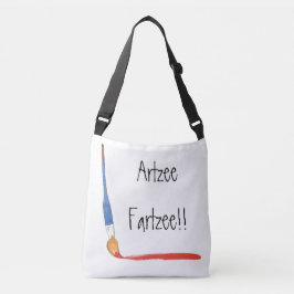 おもしろいすごいキュートなArtzee Fartzee Artists クロスボディバッグ