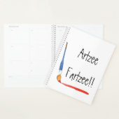 おもしろいすごいキュートなArtzee Fartzee Artists プランナー手帳 (ディスプレー)