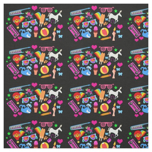 おもしろいすごいネオン物 ファブリック (見本)