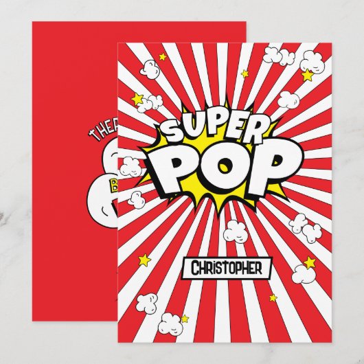 おもしろいすごいポップ・アートの!バタポップ・アートのーだ！ポップコーンプン・コーニー シーズンカード (正面/裏面)