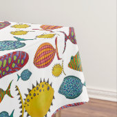 おもしろいすごい魚 テーブルクロス (インサイチュ)