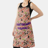 おもしろいすし、にぎり、巻き、日本のテーマ エプロン (インサイチュ)