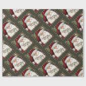 おもしろいすてきサンタクリスマスフェスティバルインスピリシティ ラッピングペーパー (フラット)